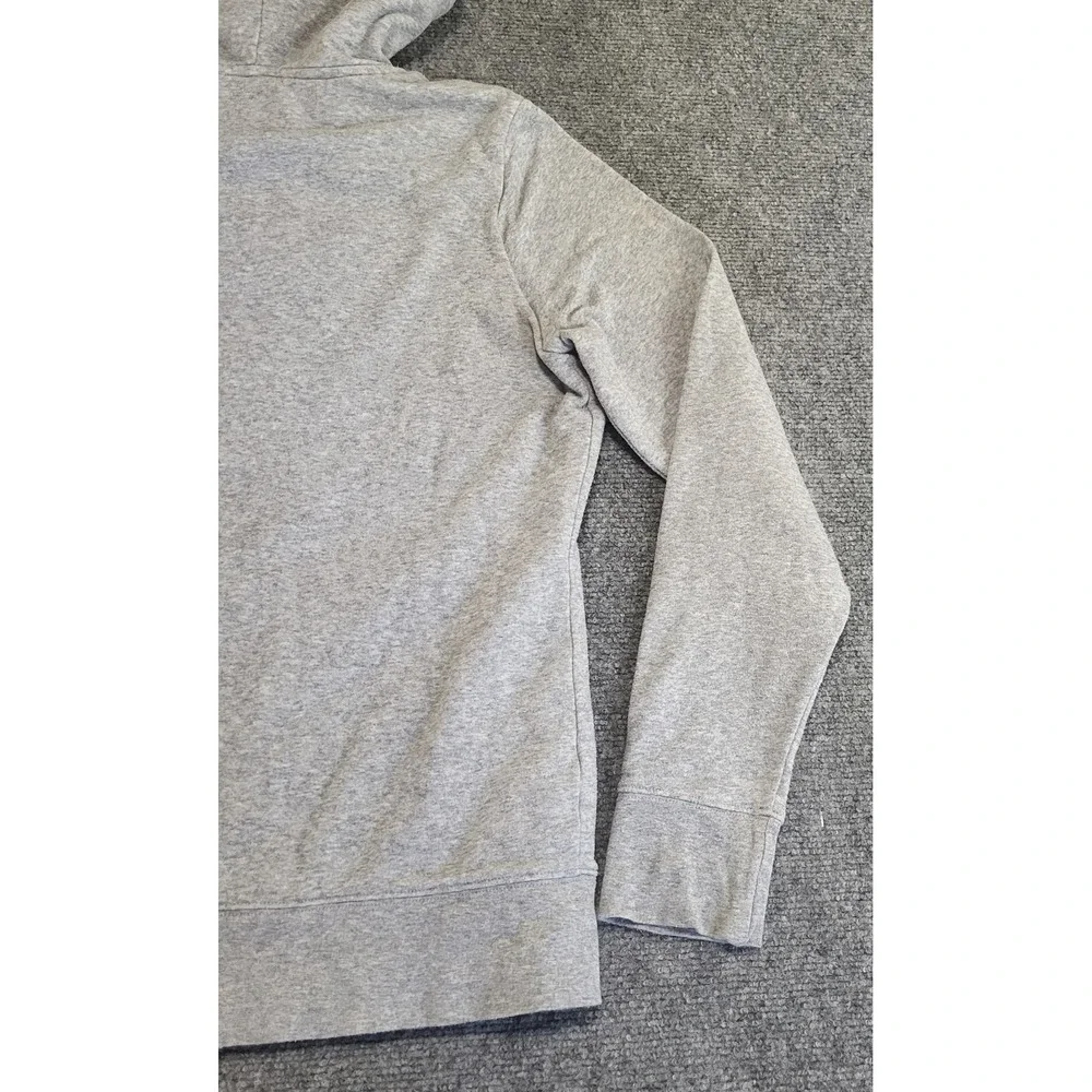 Vintage The North Face Plaid-Lined Zip-Up Heather Gray Men's Hoodie Size Medium